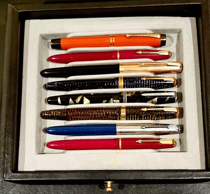 Parker - PARKER - Schreibtischset - Leder, Holz, Textilien #4.3