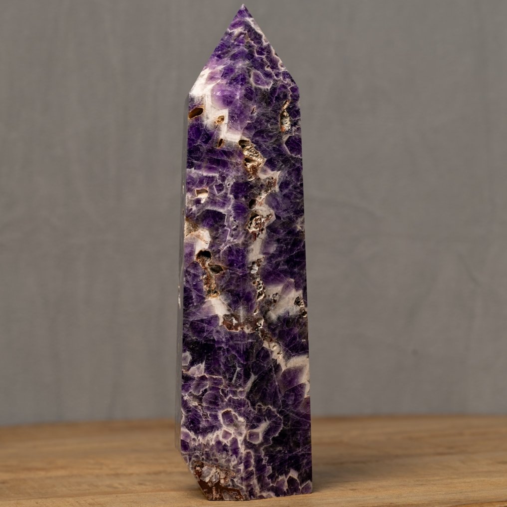 Amethyst Amethyst Quality Tower - Height: 22 cm - Width: 7.5 cm- 1380 g #2.1
