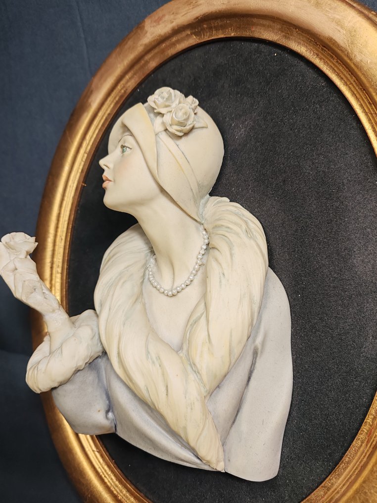 Vittorio Tessaro - Vittorio Tessaro - Statue, Demoiselle - 36 cm - Ceramic, Plaster #2.1