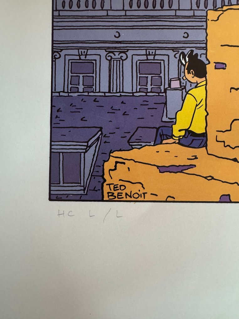 Ted Benoit - 1 Offset Print - Ray Banana et Blake & Mortimer - 1997 #3.2