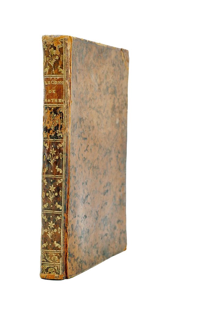 M. L'Abbé de la Caille - Leçons élémentaires de mathématiques ou élémens d'Algèbre et de Géométrie - 1756 #1.0