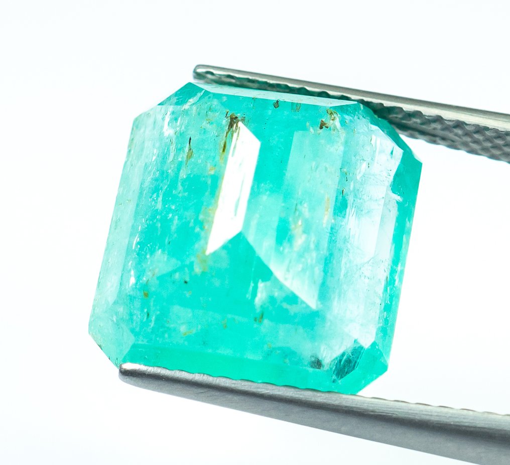 没有保留价 祖母绿 - 8.90 ct - Bellerophon 宝石实验室 - 偏蓝绿色(尼日利亚) #4.3