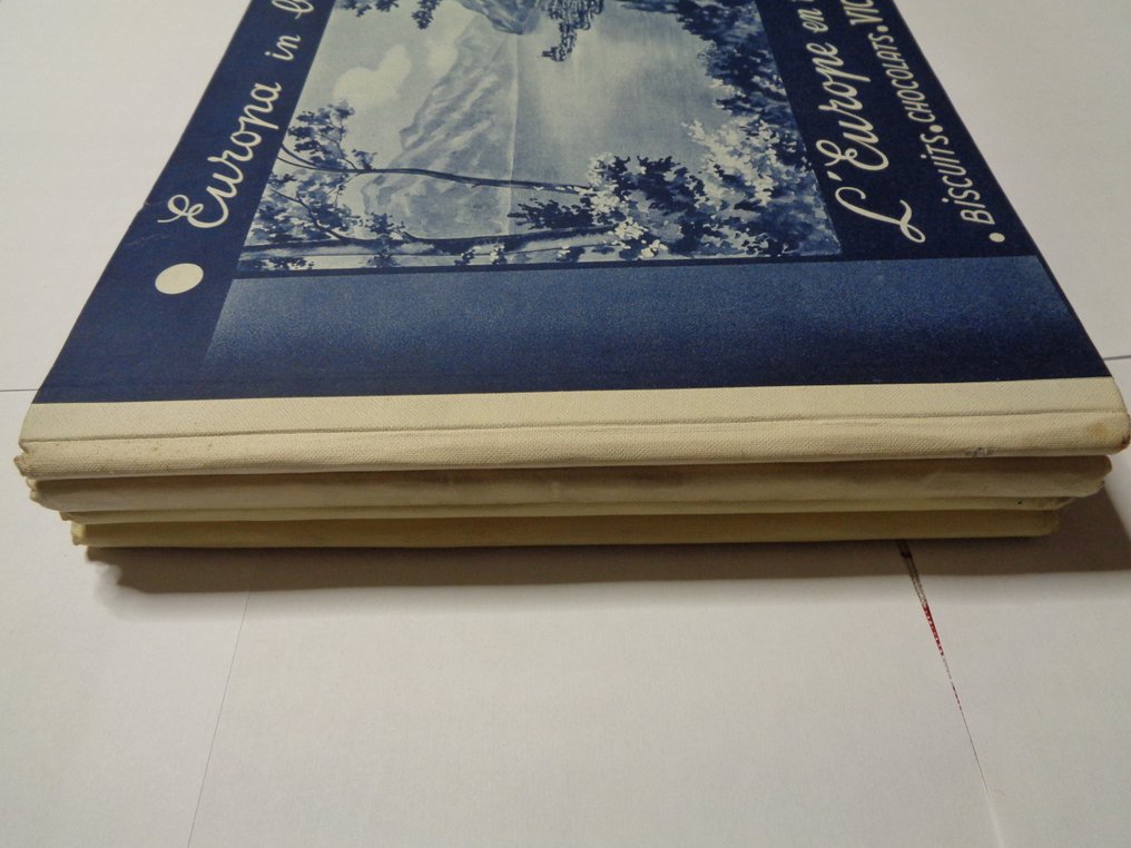 Collezione a tema - 4 splendidi album 'Europa in beeld' pubblicati dal produttore di cioccolato di Bruxelles Victoria. - Victoria #1.0