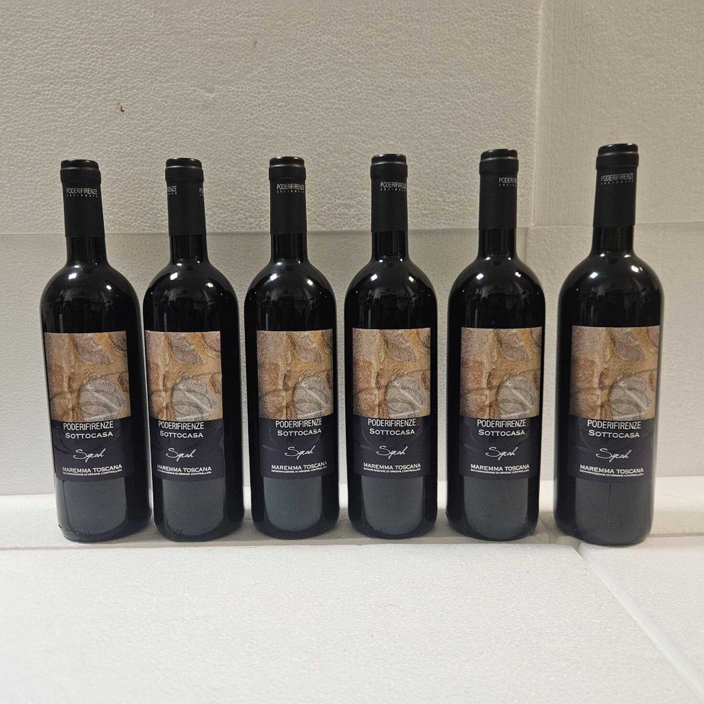 2018 Poderi Firenze, Sottocasa Syrah - Τοσκάνη - 6 Bottles (0.75L) #1.0