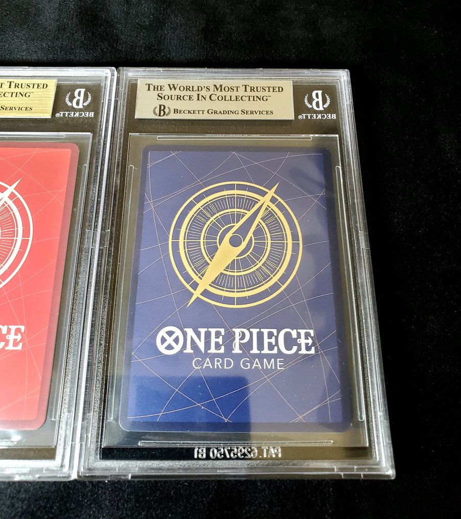 萬代 - 2 Graded card - One Piece - Shanks OP09-001 L/OP09-004 SR English Version 2ND Anniversary - Beckett 9.5 #4.3