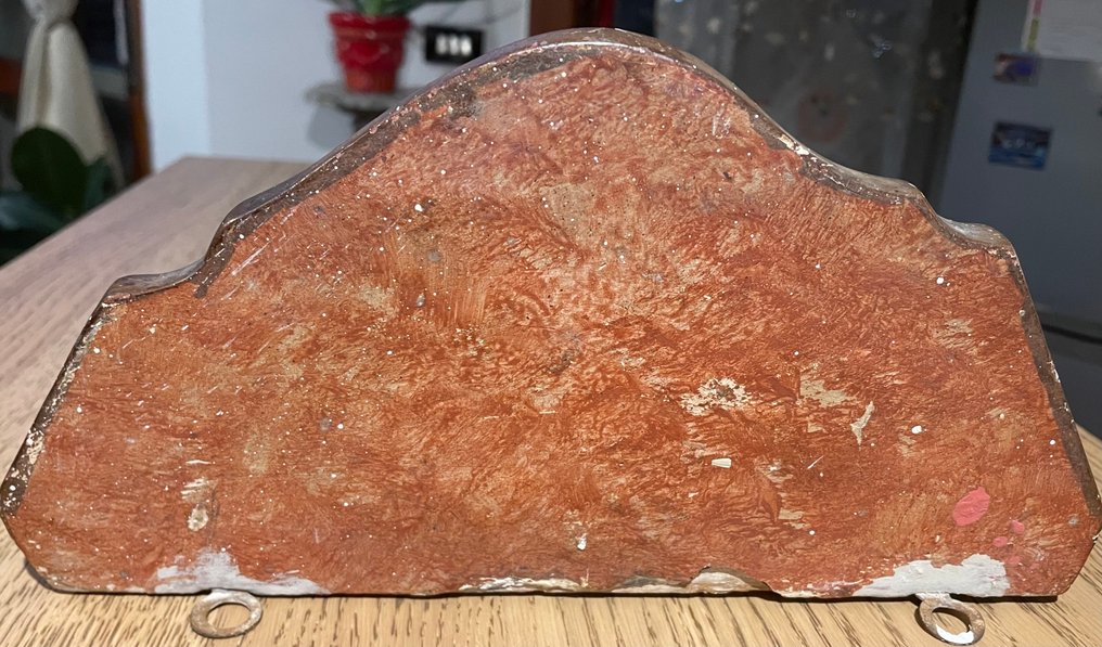 Sarokszekrény - Aranyozott fa - Kis régi polc. #3.2