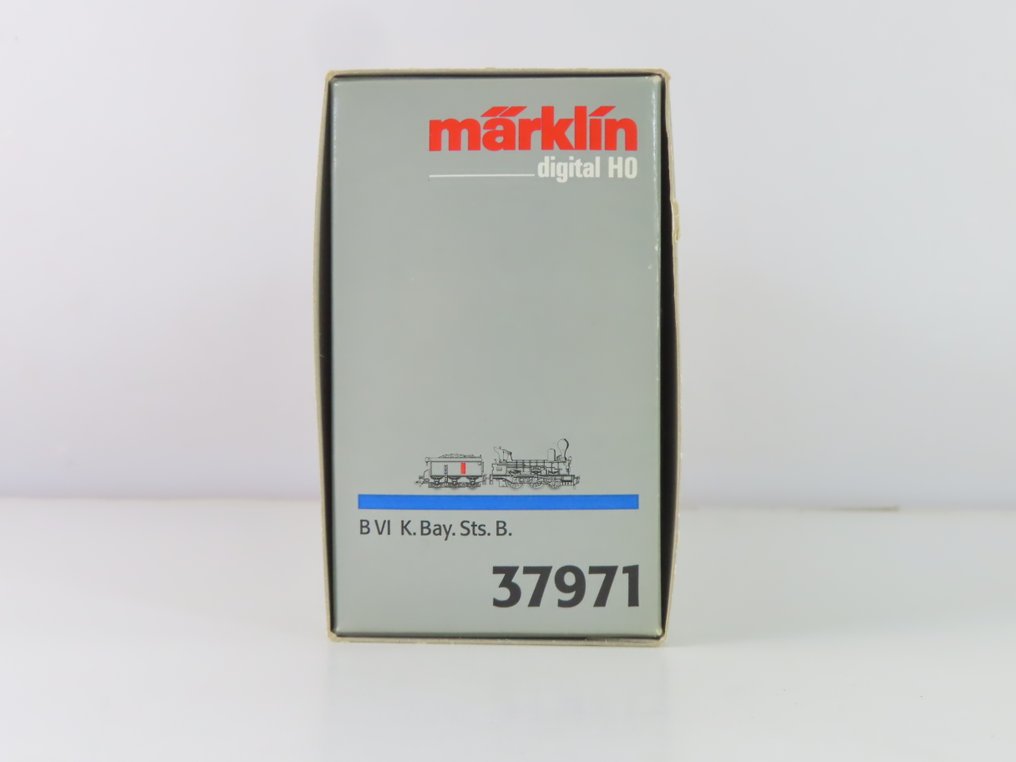 Märklin H0 - 37971 - Locomotiva a vapor com vagão de carvão (1) - B VI "Tolz", digital - K.Bay.Sts.B #3.2