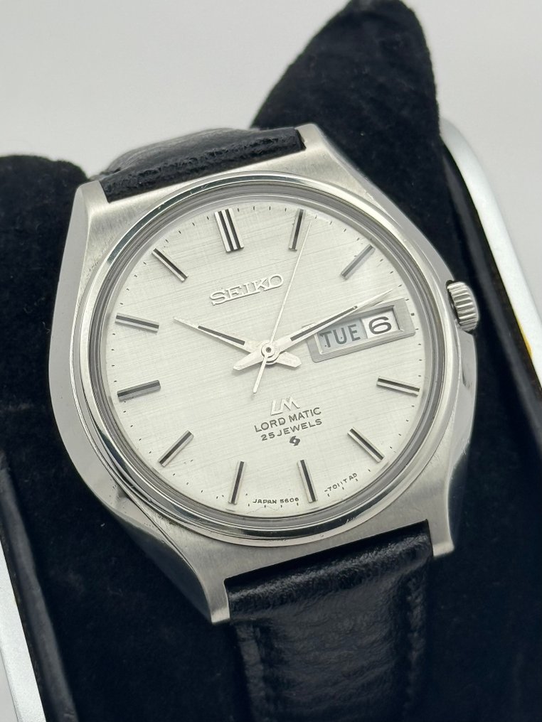 Seiko - Lord Matic - "Linen" Dial - χωρίς τιμή ασφαλείας - 5606-7010 - Άνδρες - 1969 #1.0