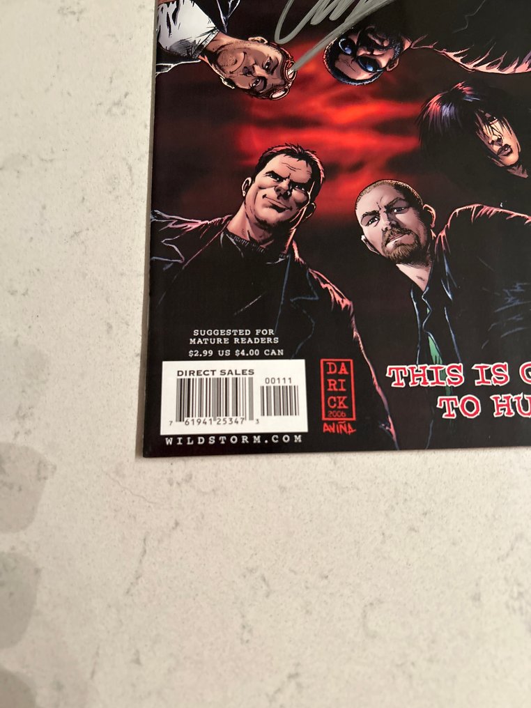 The Boys (Vol. 1) #1 - Signed by Garth Ennis - 1 Signed comic - First edition - 2006 #2.1