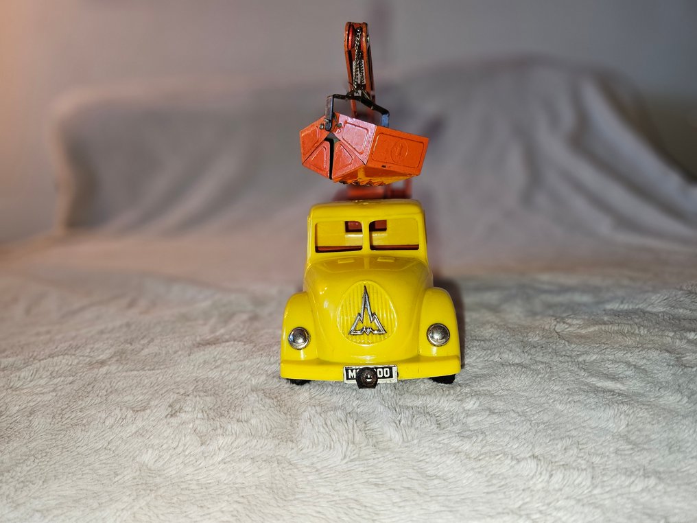 MS Michael Seidel - Τσίγκινο παιχνίδι - MS-1200 Kraanwagen yellow - 1950-1960 - Γερμανία #2.1