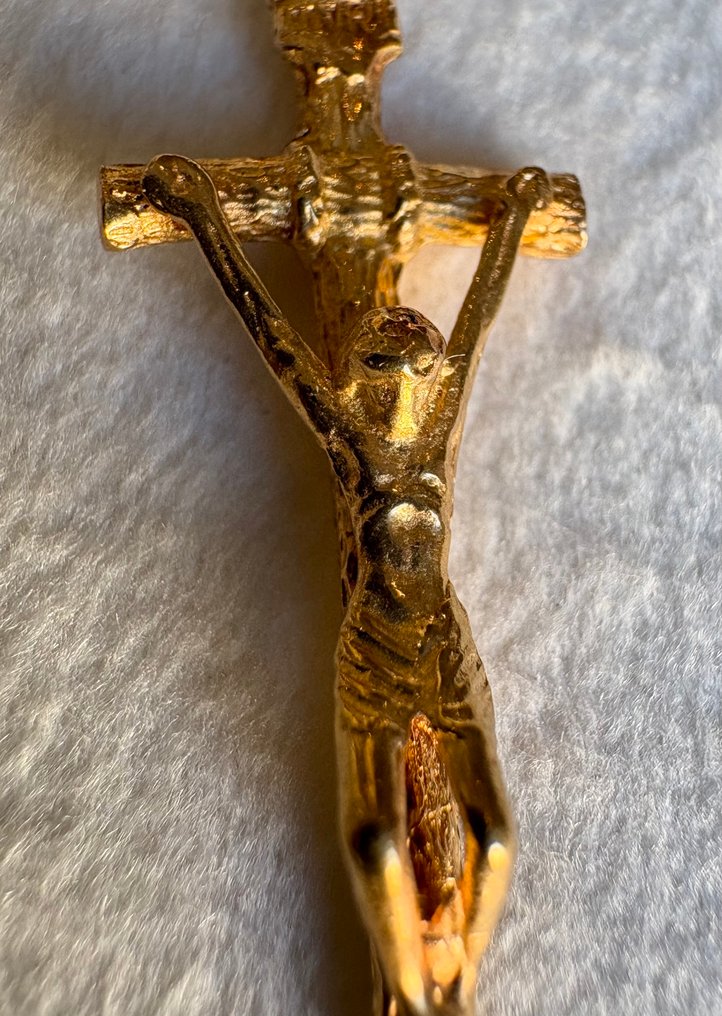 Pendentif en forme de croix - 19,2 carats Or jaune #4.3