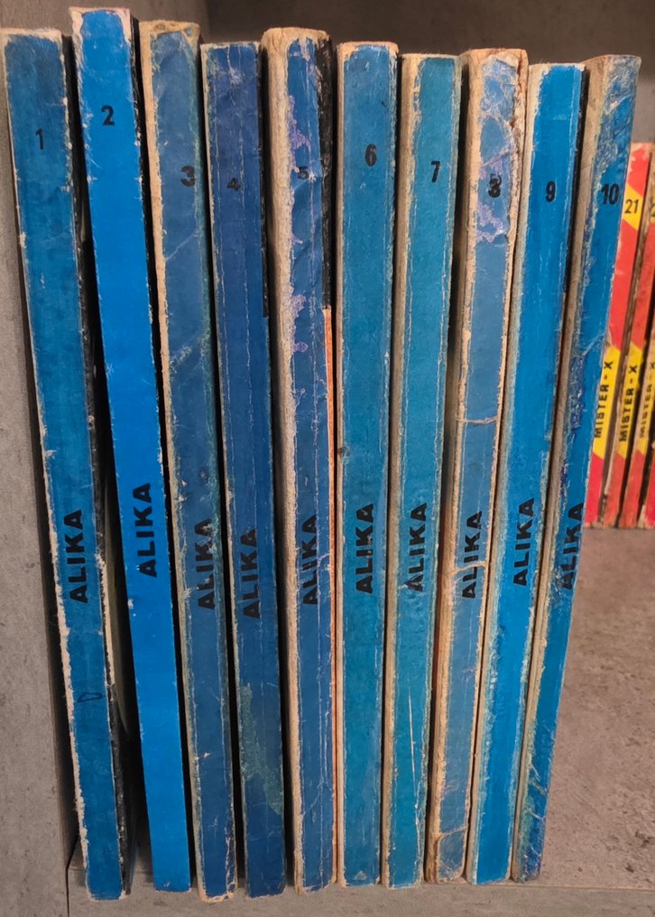 Alika nn. 1/10 - sequenza completa - 10 Comic - First edition #2.1