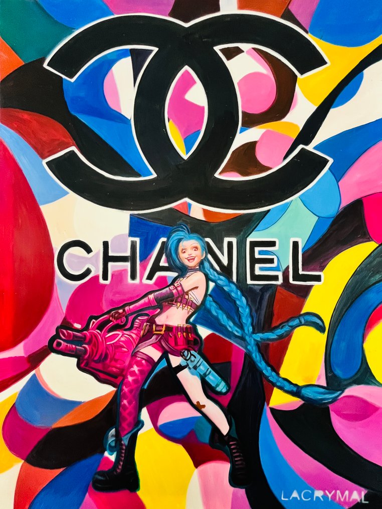 Lacrymal - (100% Handpainted !) Jinx ft Chanel #1.0