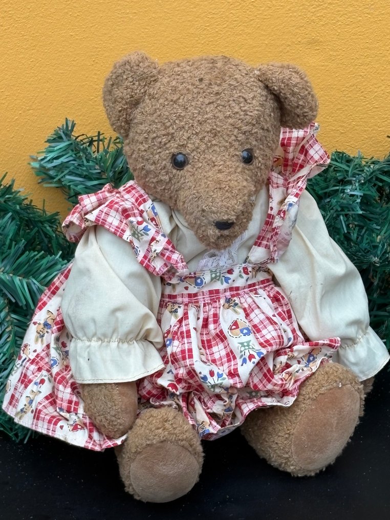 Boyds(Niet gemerkt) teddybeer met haasjes jurk - Ursuleț - 2000-2010 - Statele Unite #4.3