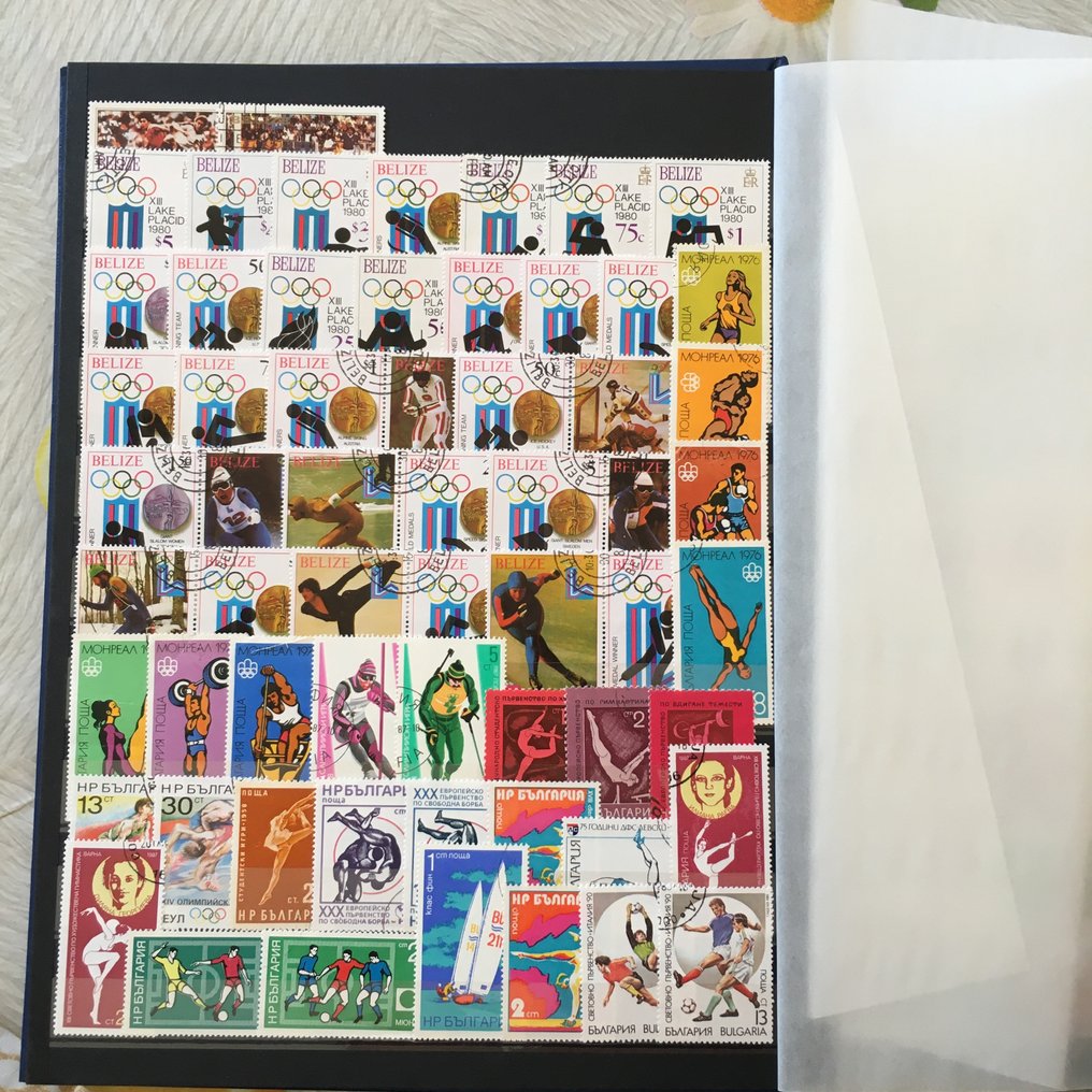 World - Beautiful stamp collection themed: sports, new and used from around the world. #4.3