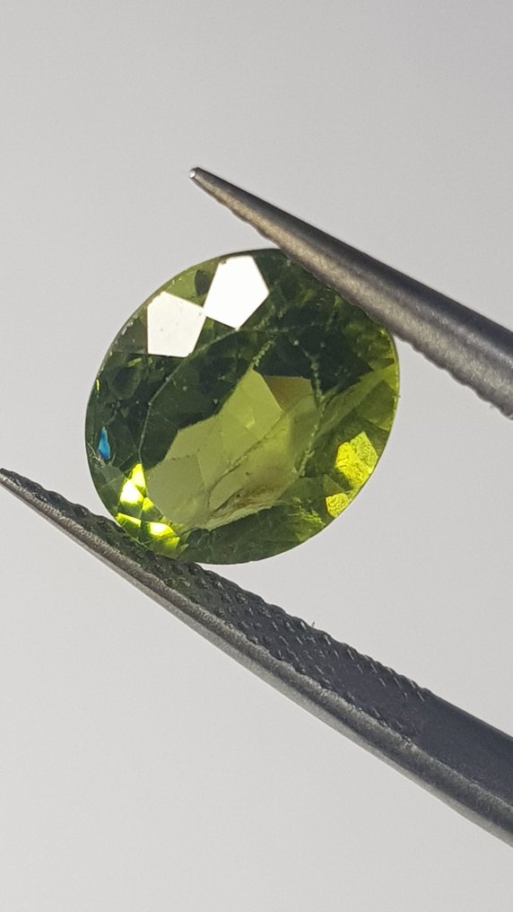 1 pcs  Vert Péridot  - 3.76 ct - International Gemological Institute (IGI) #2.1