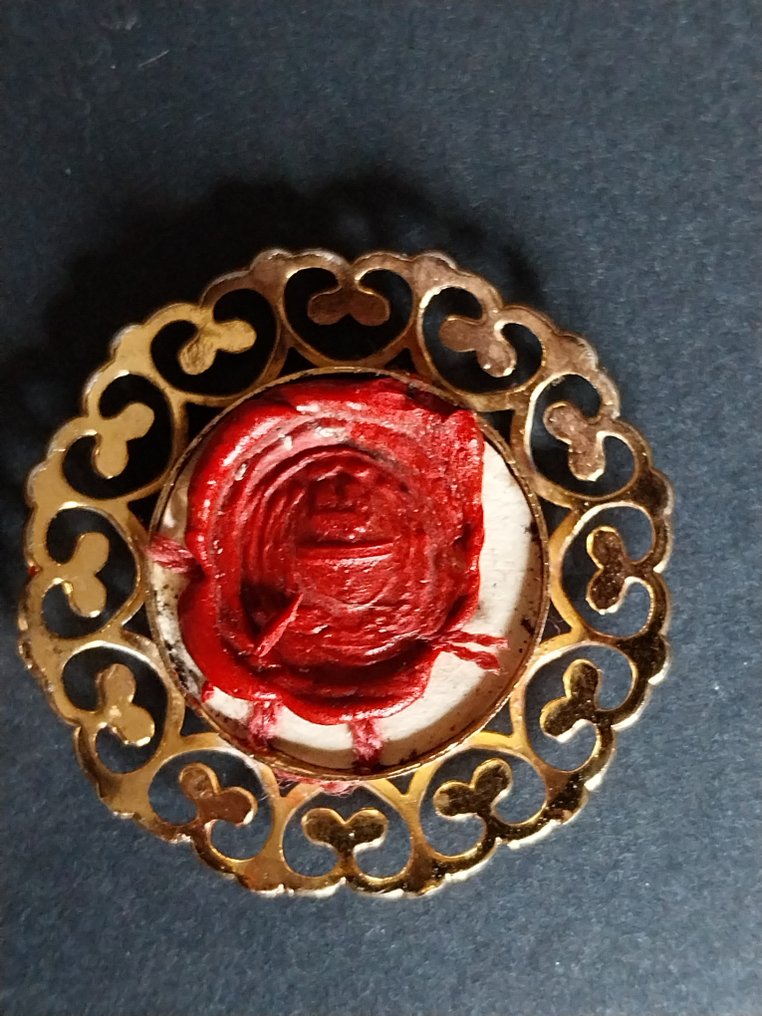 圣骨箱 - 金属, 镀金, 玻璃, 纺织品, 纸 - 1990-2000 - 我们主耶稣基督的圣索链 #3.2