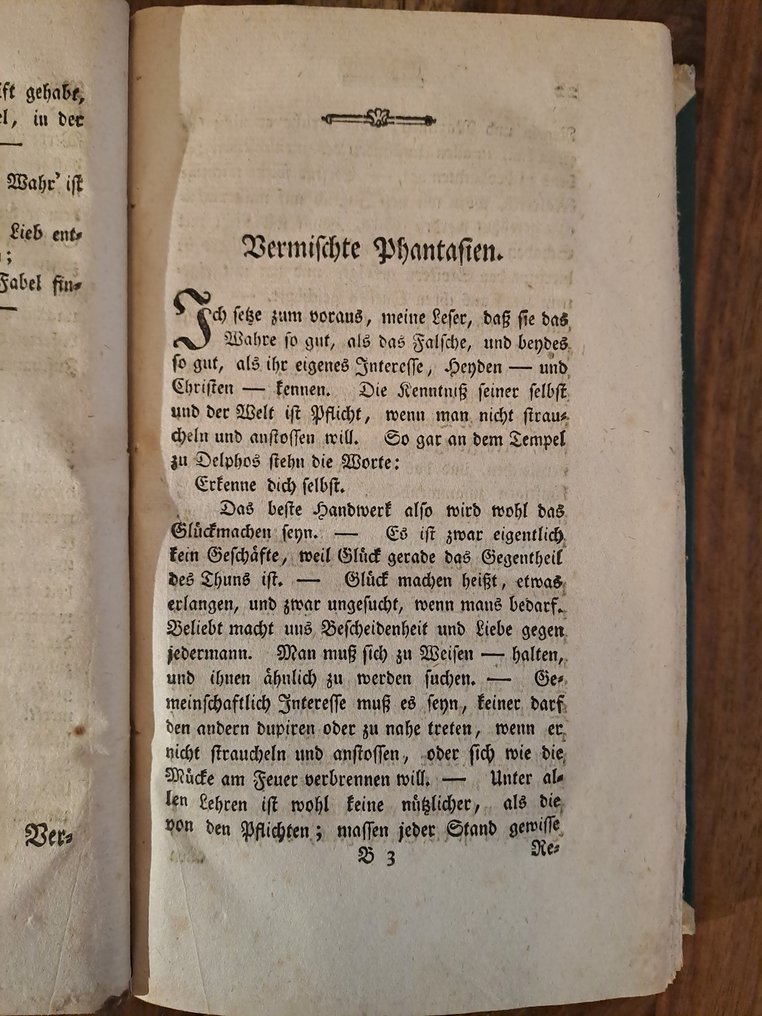 Johann Karl Wezel - Vermischte Phantasien an einige Pariser Schönen - 1782 #1.0