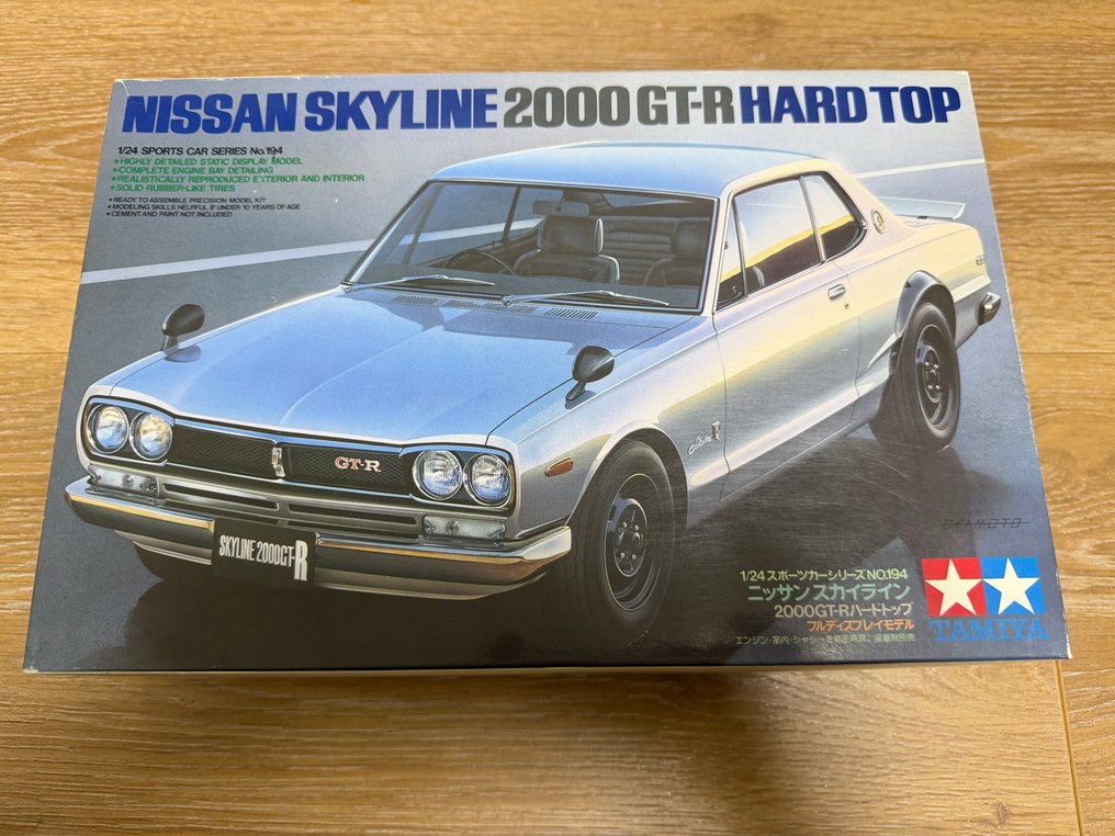 Tamiya 1:24 - Kit a escala - TAMIYA 1/24 NISSAN SKYLINE 2000  GT-R HARD TOP - 1/24 series de autos deportivos no.194 #1.0