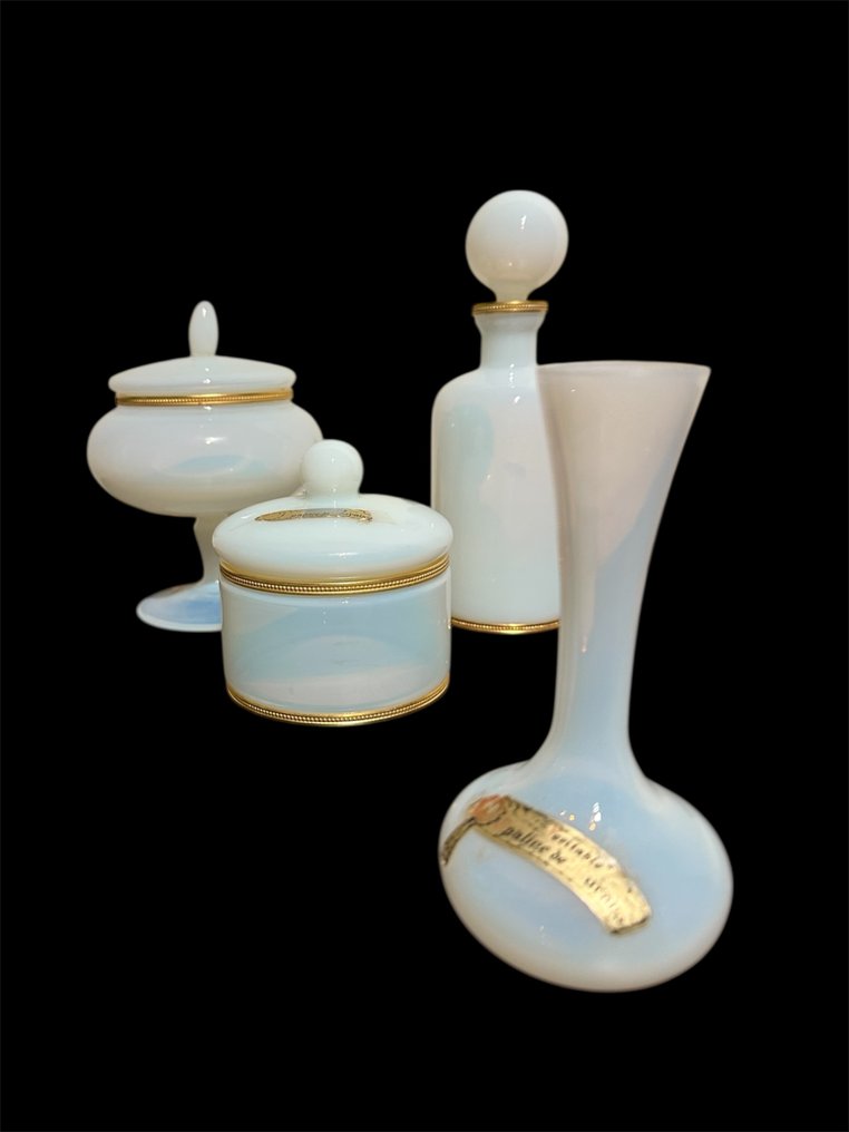 馬桶套裝 (4) - Murano - 穆拉諾玻璃 - Set toletta Murano opalin #1.0