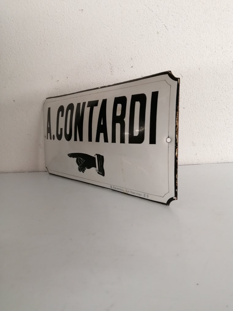 Enamel sign - Industrial - Italy - 1940s - Enamel, Iron #3.2