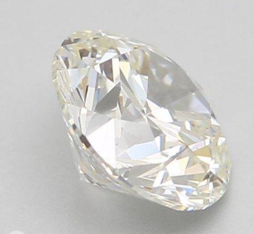 1 pcs 钻石 (天然) - 0.85 ct - 圆形 - I - SI1 微内含一级 - 美国宝石研究院(GIA) #1.0