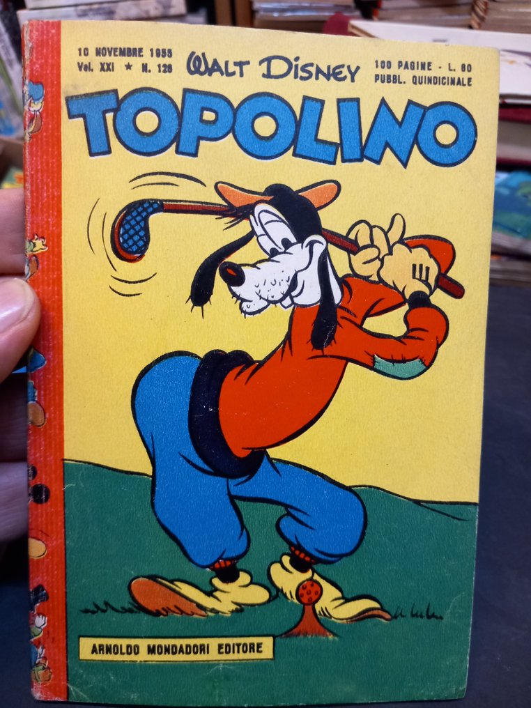 Topolino N. 126  e 156 - con bollino club , giochini non compilati , - 2 Comic - First edition - 1955/1957 #2.1