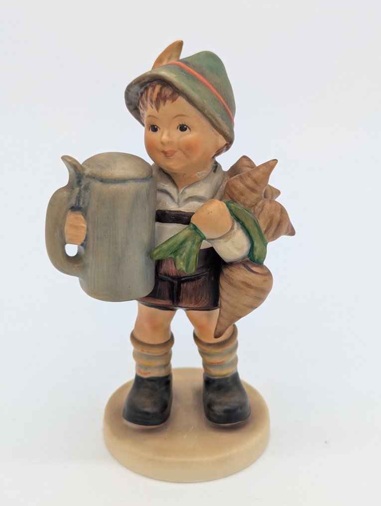 Goebel - Figure - M. I. Hummel – „Brotzeit / Snack Time“ - TMK7 - Porcelain #1.0