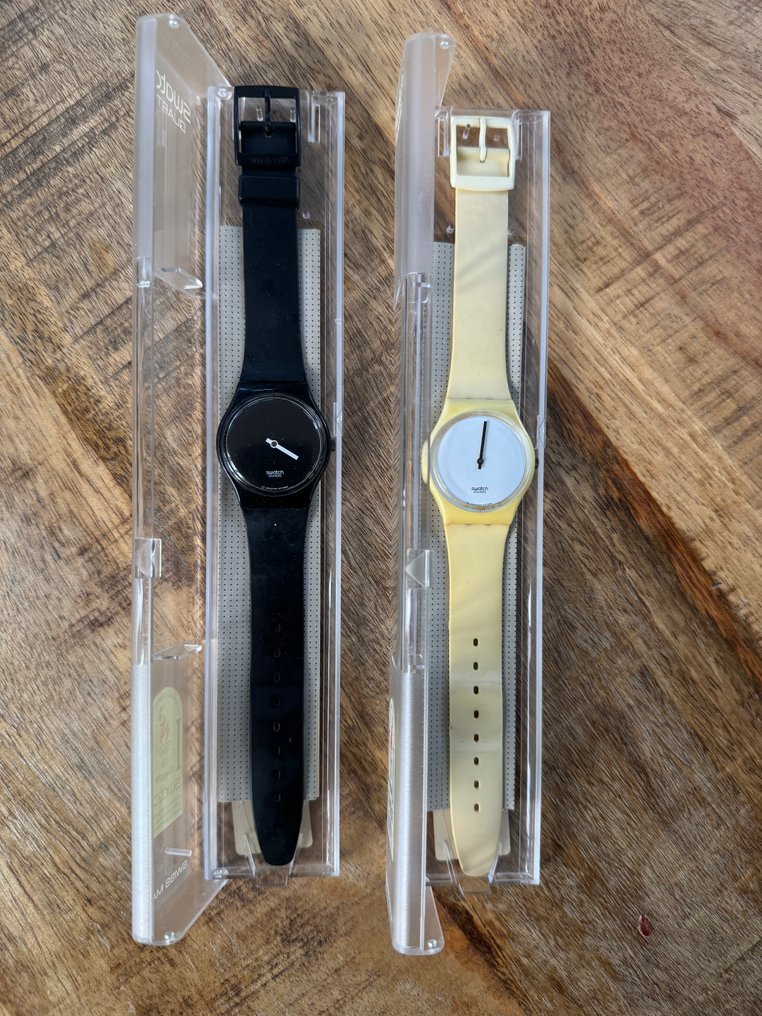 Olympic Games - Swatch - "White Hours & Black Minutes" - GZS10 - Watch Set - Olympic Edition - 1995 - Watch  #2.1