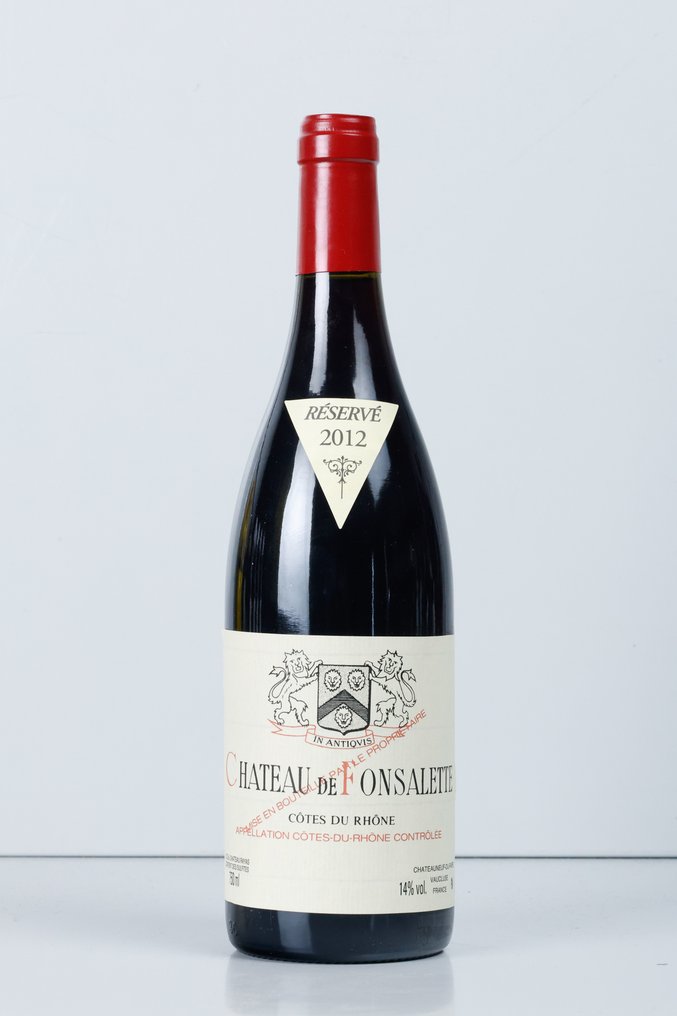 2012 E. Reynaud, Château de Fonsalette - Cotes du Rhone - 1 Î¦Î¹Î¬Î»Î· (0,75L) #1.0