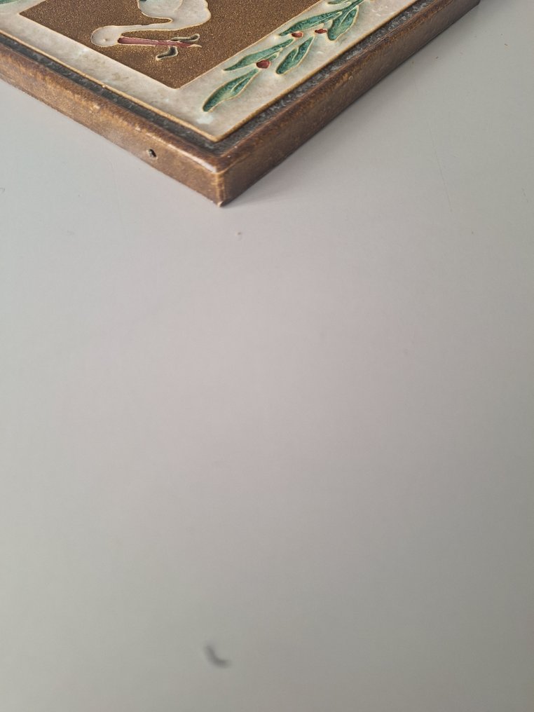  Tile - Cloisonne (weapon) tile The Hague - Porceleyne Fles - 1930-1940  #4.3