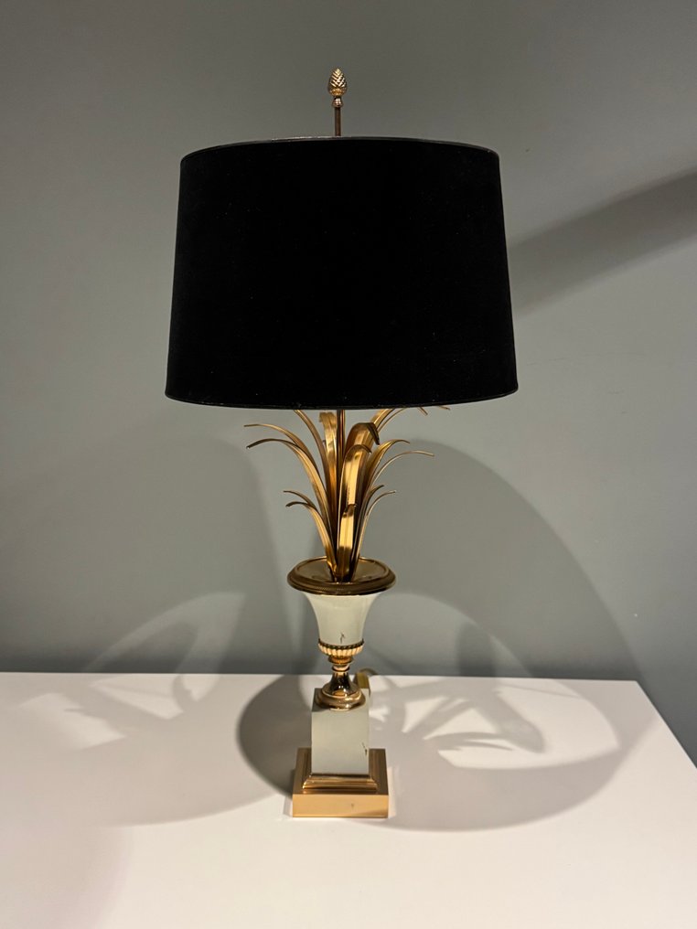 Boulanger - 台灯 - 掌灯 - 黄铜, 镀金 - 带有原装黑色天鹅绒帽 #2.1