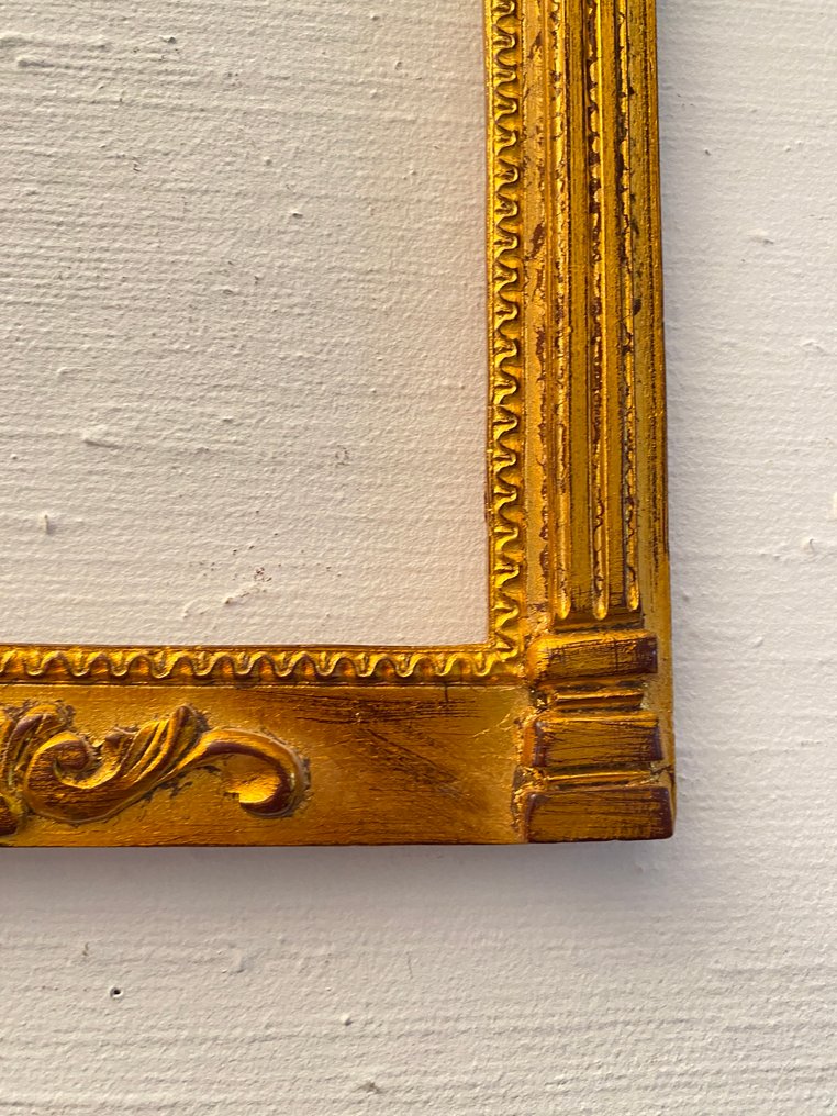 Κορνίζα  - Ξύλο, Χρυσό φύλλο - 27cm x 53cm #3.2