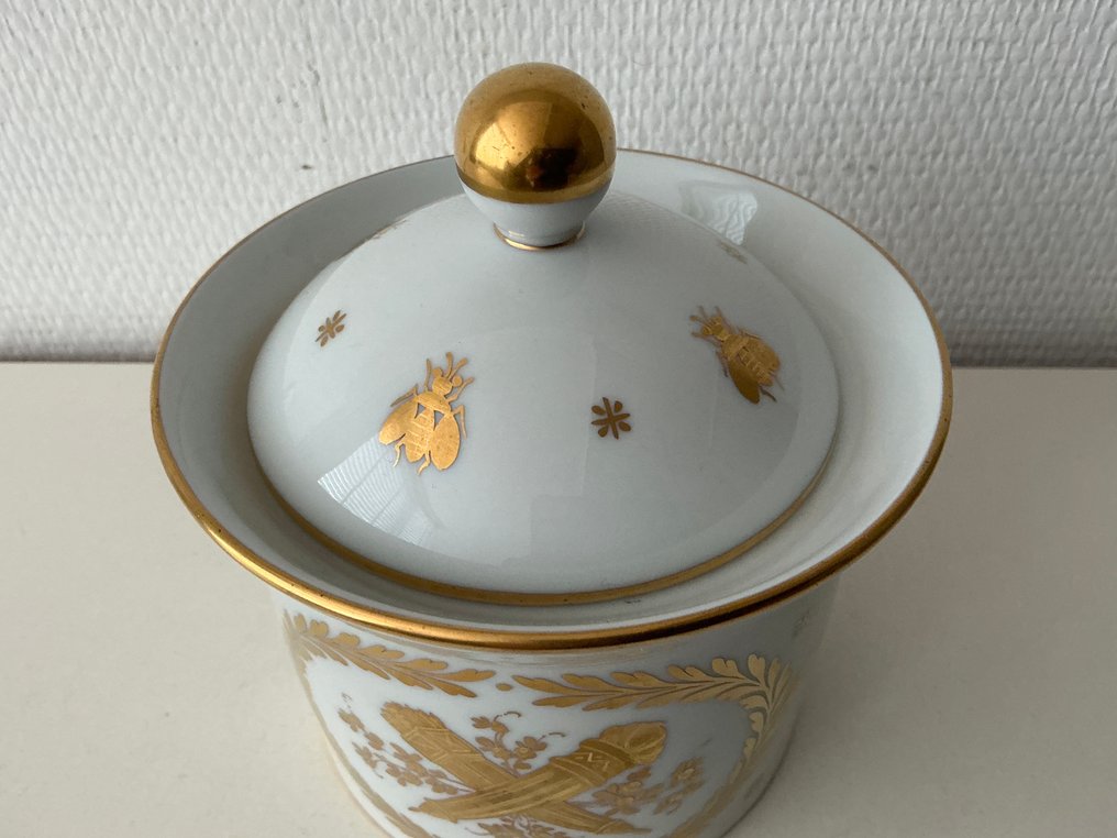 Limoges - Halga - Vaso con coperchio - Porcellana - Apothekerspot #1.0