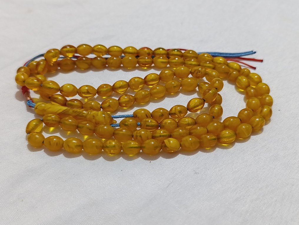  Ροζάριο - Κεχριμπάρι - 1970-1980 - Σπάνια Κομποσκοίνια Προσευχής  #3.2