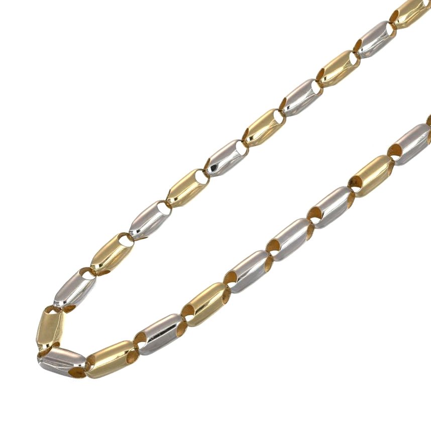 頸鏈 - 18 克拉 黃金, 白金 #2.1