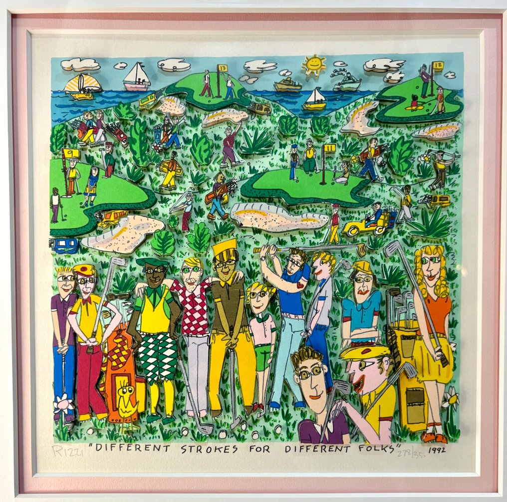 James Rizzi (1950-2011) - Different Strokes For Different Folks #1.0