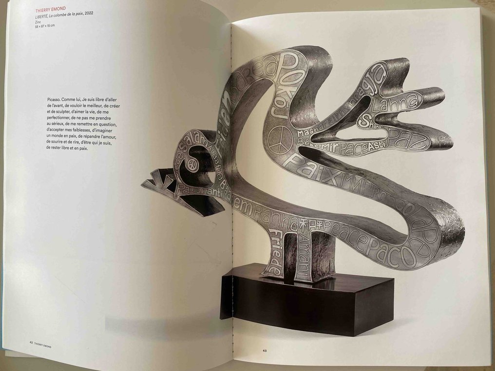 EMOND Thierry - "COLOMBE DE LA LIBERTÉ" Hommage à Pablo PICASSO #2.1