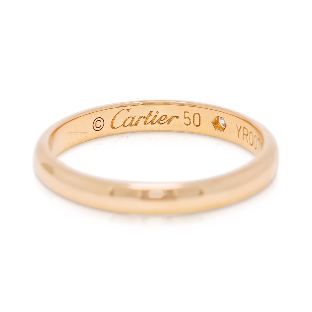 Cartier - 戒指 - 18K包金 黄金 - 0.02ct. tw. 钻石 (天然) #2.1