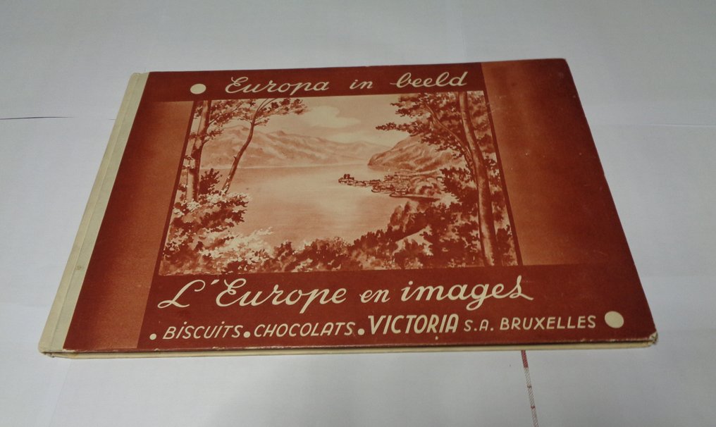 Collezione a tema - 4 splendidi album 'Europa in beeld' pubblicati dal produttore di cioccolato di Bruxelles Victoria. - Victoria #2.1