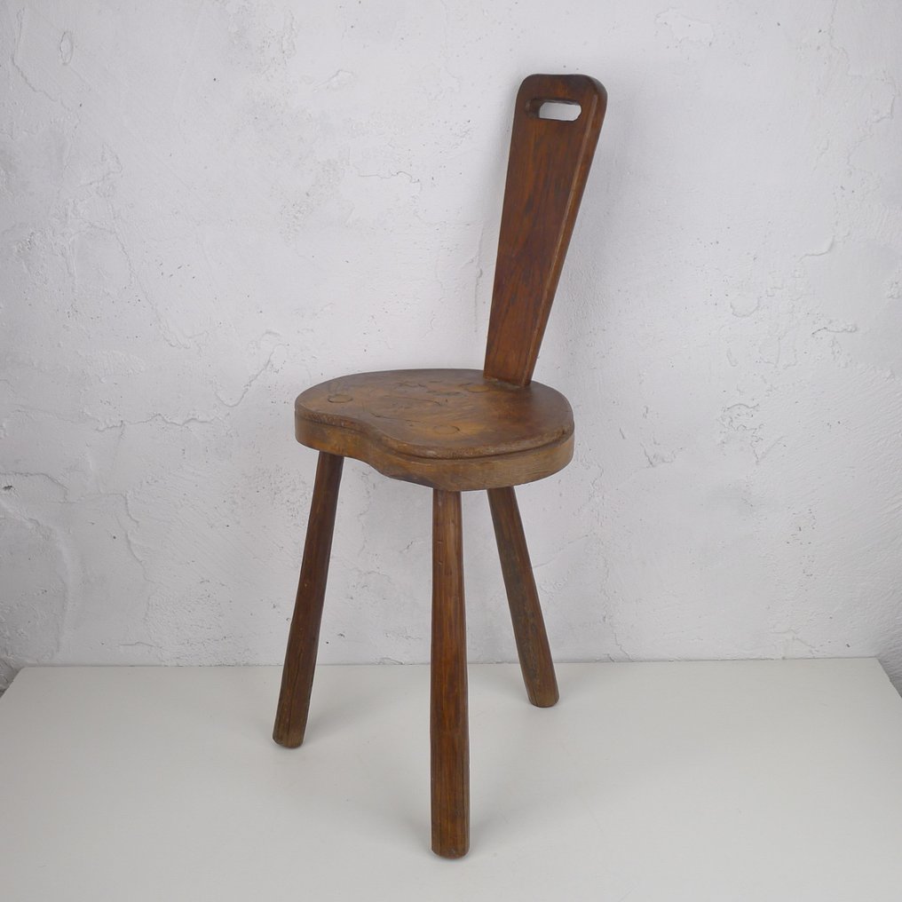 椅子 - 木 - 高椅子 #1.0