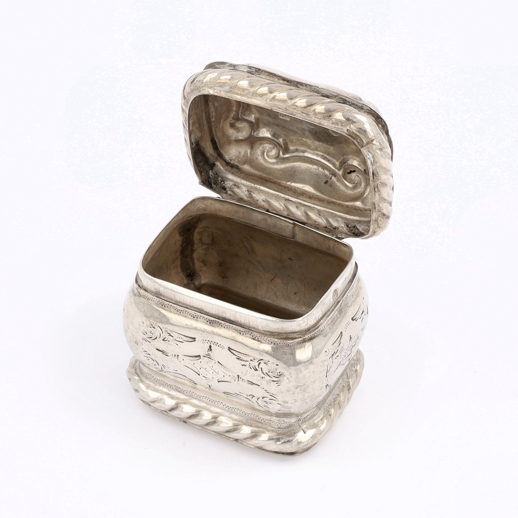 C.J. Bruinings (Joure 1875) - NO RESERVE - Scatola Lodderein - .833 argento #3.2