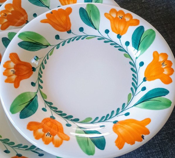 Richard Ginori - Coffee set (13) - Mondovì - Ceramic - Yellow Bellflowers #2.1