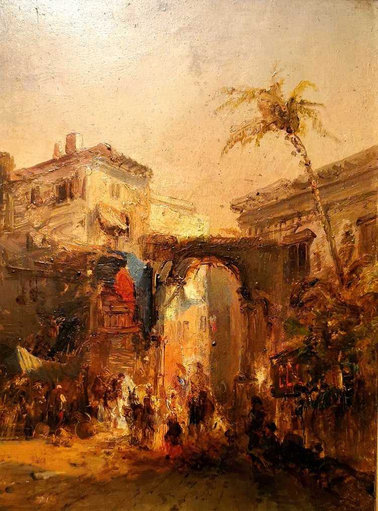 Franz Emil Krause (1836-1900) - Stadtansicht #2.1