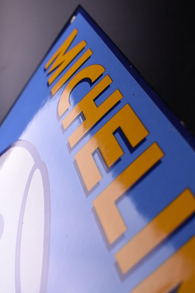 Emaljeskilt Michelin Vélo - Emaljeplade - Metal #1.0