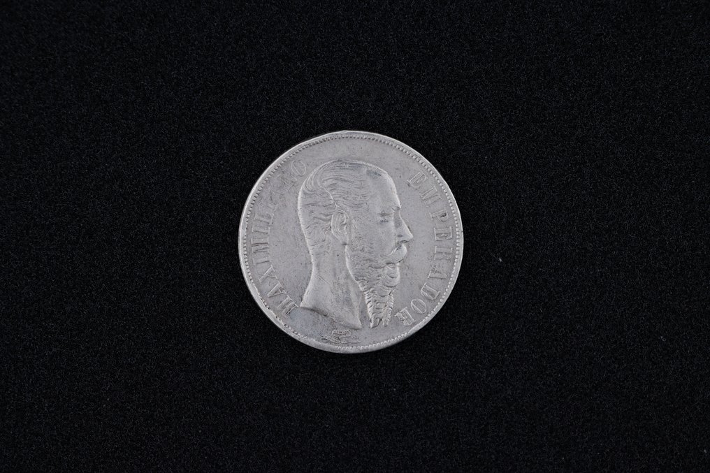 Mexico. Maximilian I. 1 Peso 1867-Mo #1.0