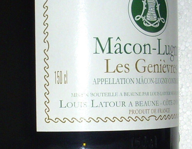 2024 Louis Latour "Les Genièvres" - Mâcon-Lugny - 2 Magnums (1.5L) #2.1