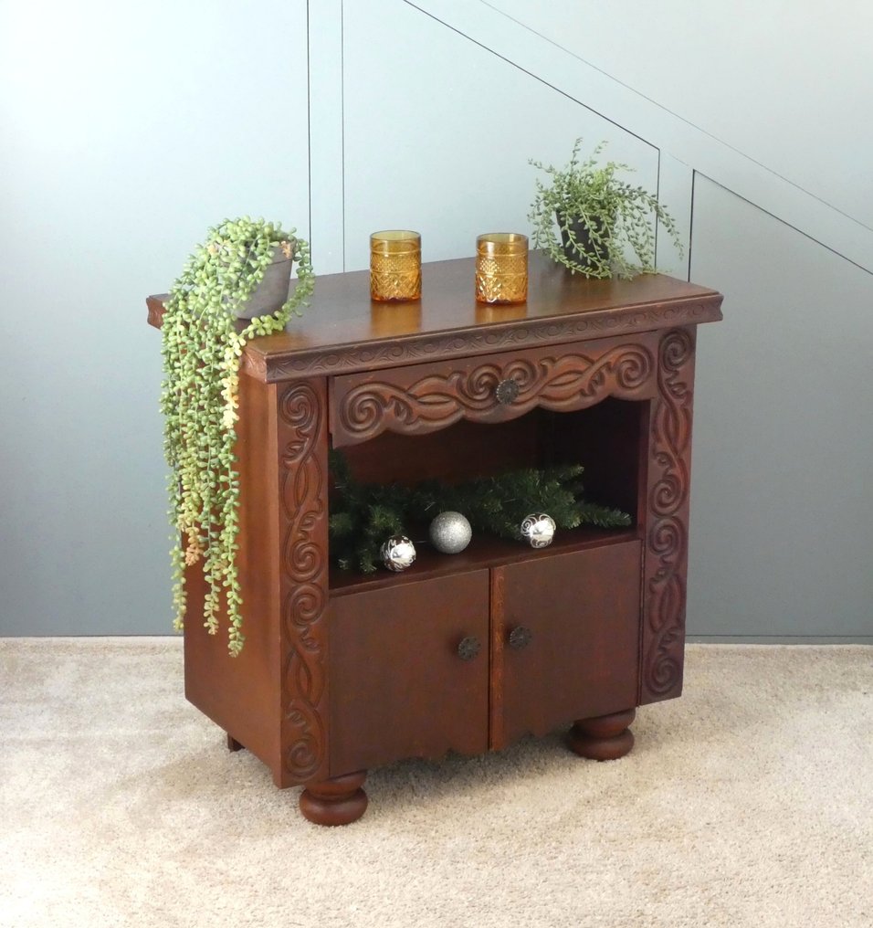 櫥櫃 - 复古收纳柜 - 木, 黃銅 #3.2