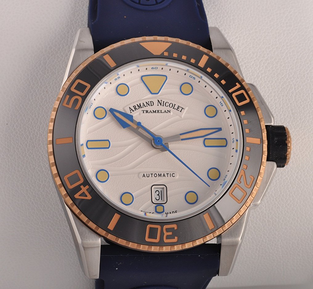 Armand Nicolet - JSH9 - 没有保留价 - A480 New 44mm Diving - 男士 - 2025 #1.0