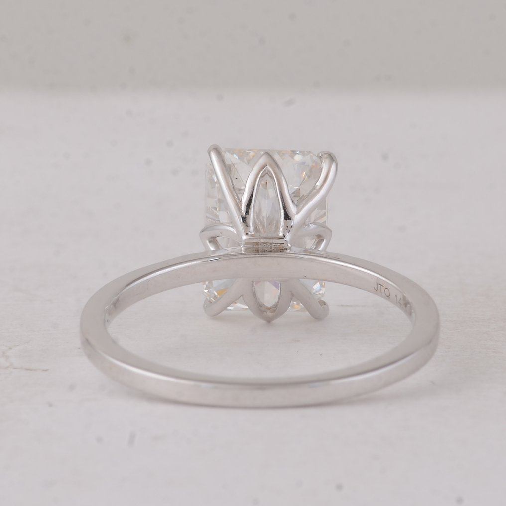 No Reserve Price - Ring - 14 kt. White gold - 3.02ct. tw. Diamond (Lab-grown) - Diamond #2.1